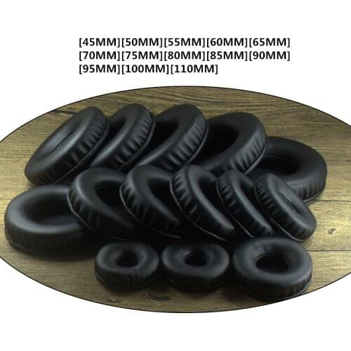 Replacement Earpads 45MM 90mm 110MM Soft PU Foam Ear Pads Cushion for Sony for AKG for Sennheiser for ATH for Philips Headphone