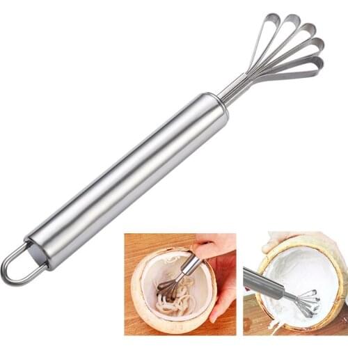 ZLCA Coconut Planer Kitchen Stainless Steel personality Shredded Coconut Scrape Meat Fish Scale Planer planer accessories