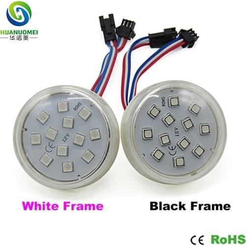 Ucs1903 50pcs 12smd 60mm led pixel lights amusement park ride rgb led module lightbox chrismas decoration 5050 digital bulb lamp
