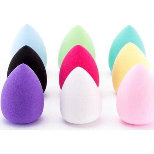 1Pcs Universal Water Droplets Cosmetic Puff Versatile Hydrophilic Latex-Free Powder Puff Portable Beauty Essentials Tool
