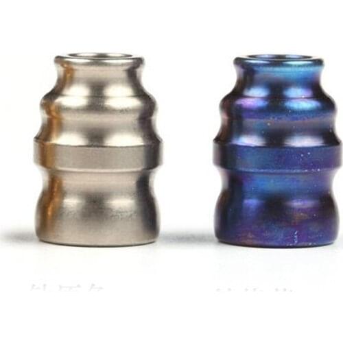 1PCS DIY EDC Pendant Titanium Alloy Gourd Type Knife Beads Paracord Accessory Umbrella Rope