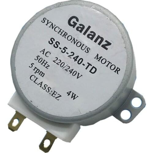 1 piece Microwave Oven Synchronous Motor Tray Motor SS-5-240-TD for Galanz Microwave Oven Motor Parts Accessories