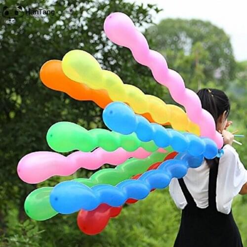 10/100Pcs Latex Spiral Balloons, Colorful Unique Twisted Latex Balloon For Birthday Wedding Festival Party Supply Decorations 5Z