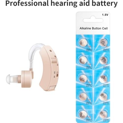 10Pcs/20Pcs Hearing Aid Batteries Size LR44 Battery AG13 Hearing Aid Accessories Professional Hearing Aid Battery