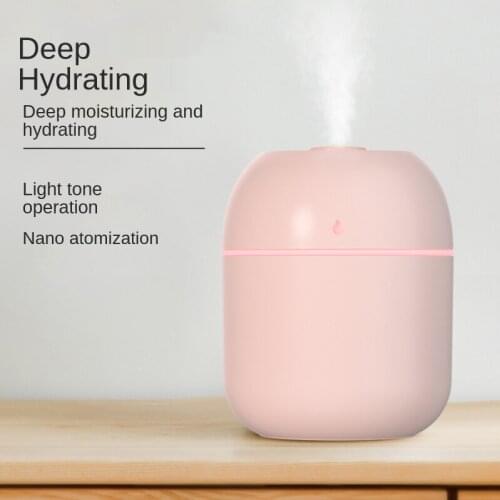220ML Mini Portable Ultrasonic Air Humidifer Aroma Essential Oil Diffuser USB Mist Maker Aromatherapy Humidifiers for Home 2021