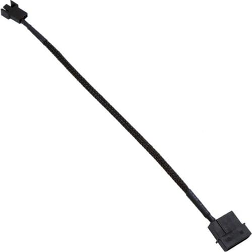 4Pin To CPU Fan 4Pin Port Power Supply Cable D Plug IDE Male To Fan 4Pin 3Pin Male Converter Cable