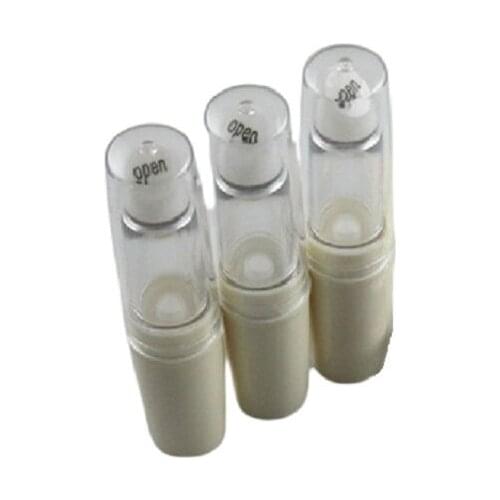 50 pcs/lot Empty 3 ML Lipgloss Lip Gloss Tubes Round White Makeup Packaging DIY Cosmetic Containers Twist Lip Gloss Packaging