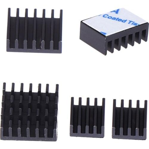 CPU RAM LAN USB Aluminum Heat Sink Radiator Cooling For Raspberry Pi 4B