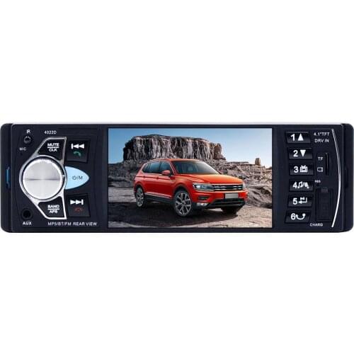 4.1 Inch Audio Car Mp5 Player FM Car Radio 1Din Autoradio Bluetooth Hands-free Call Audio In-dash Auto Stereo Multimedia Player