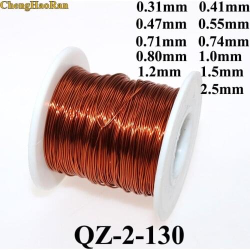 ChengHaoRan 0.31 0.55 0.41 0.47 0.71 0.74 0.8 1.0 1.2 1.5 2.5 mm QZ-2-130 Copper enameled round winding wire repair