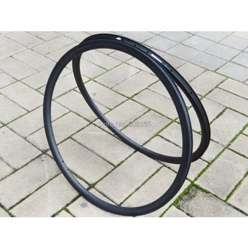 FLX-RIM-C30 : 23mm width - 3k Carbon Matt Cycling road bike 700c Clincher wheel rim 30mm ( Basalt Brake Side )