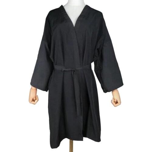 Hairdressing Salon Client Gown Robes Cape Hair Salon Hair Cutting Smock for SPA Clients Kimono Gown Peluqueria