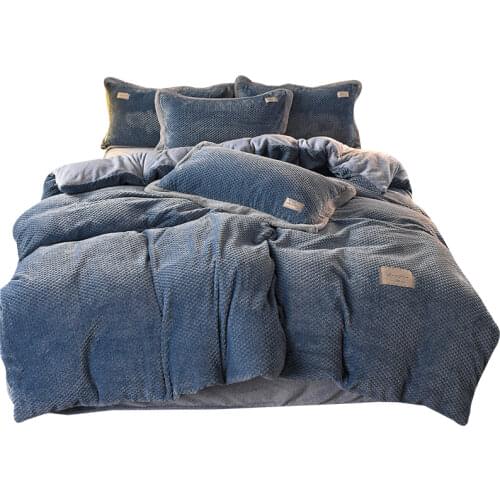 Nordic Simple Bedding Set Cotton Soft Conforter Bed Cover Twin Bedroom King Size Bedding Set Ropa De Cama Home Textile DB60CD