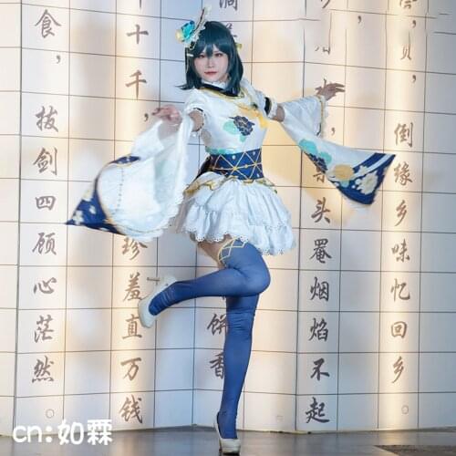 Love Live! Nijigasaki High School Idol Club Mifune Shioriko Cosplay Costumes Women Dress Halloween Carnival Uniforms Custom Made