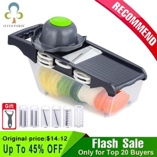 Manual Potato Slicer Vegetable Fruit Cutter Stainless Steel Mandoline Onion Peeler Carrot Grater Dicer Kitchen Tools GYH