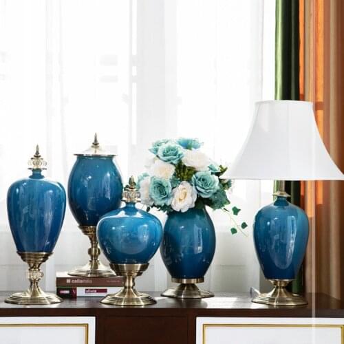 Neo-classical Ceramic Vases Home Decoration Creative Ornaments Room Living Room European Crafts