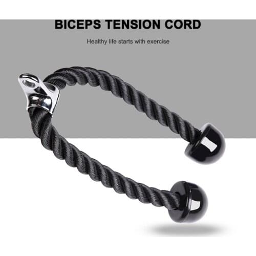 Fitness Pull Rope Biceps Cord Cable Nylon Training Exercise Gym Body Building Equipments Hand Gripper Strengths Pull Ropes