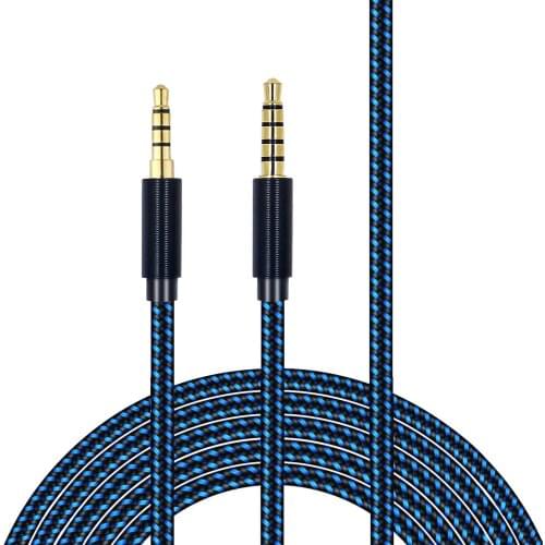 OFC Replacement Braided Cable Extension Cord With Volume Control Inline Mute Clip For Logitech Astro A10 A30 A40 TR A50 Headsets