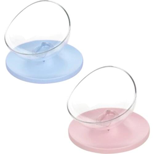 Plastic Dog Cat Bowls Pet Bowl Feeding Food Bowls Plate Elevated Cup Neck Protection Anti Slip Leakproof Food Dish for Puppy