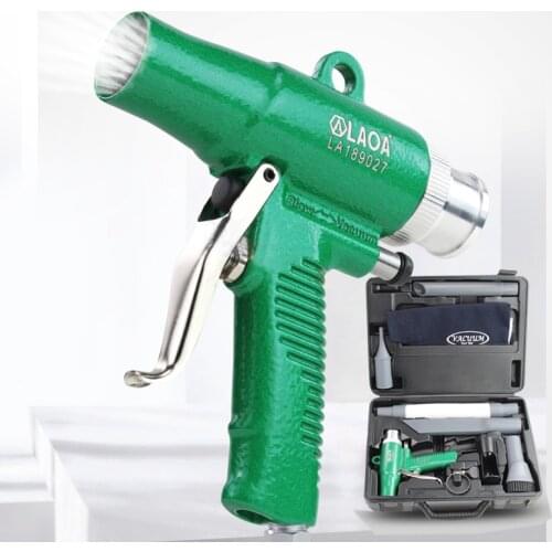 LAOA Air Vacuum Blow Gun Aluminium Alloy Taiwan High Pressure Changeable Nozzle Heavy Duty Tool Kits Pneumatic Tool Set