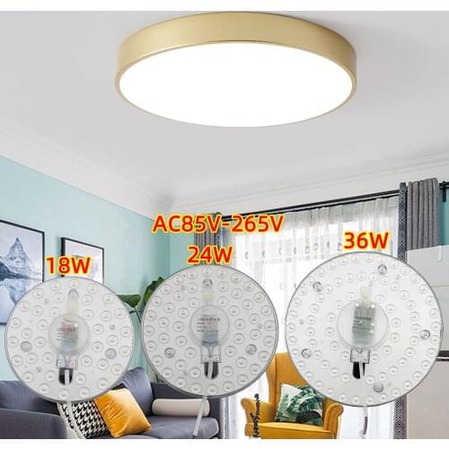 Ceiling Lamps LED Module 85-265V AC220V 110V 36W/18W/24W LED Light Replace Ceiling Lamp Lighting Source Convenient Installation