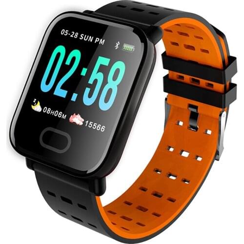 Sanda A6 Smart Watch IP67 Waterproof Fitness Tracker Heart Rate Monitor Women Men Bracelet ios Android Reminder Bluetooth Watch
