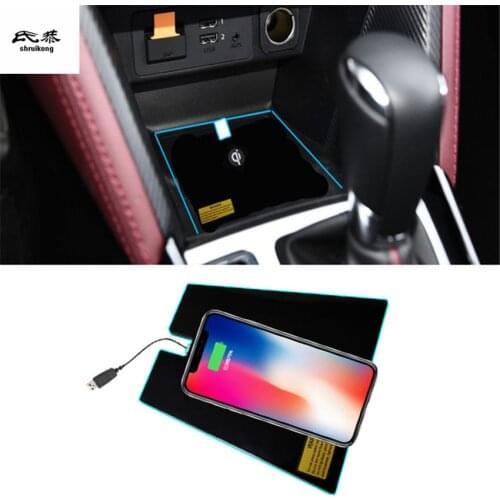 2RD quick Special on-board wireless phone charging panel Car Accessories For 2015-2019 Mazda CX-3 CX - 3 CX3 DK