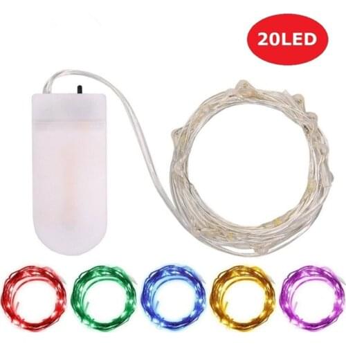 Led Mini Light Decoration 1/2M Copper String Lights Firefly Fairy Garland Flexible Lamp for Gift Room New Year Party Xmas decor