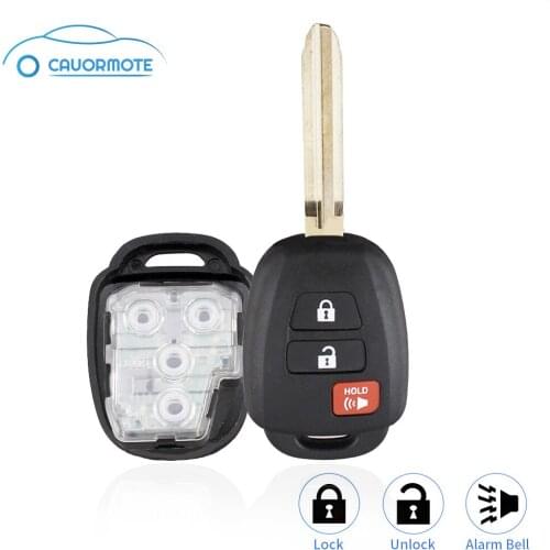 Smart Car Remote Key For Toyota RAV4 Prius C Tacoma 2013 2014 2018 2019 Central Locking Car Key Electronic 314.4 MHZ Key Fob