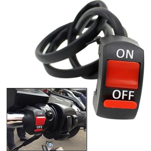 Universal Motorcycle Switch Handlebar Flameout Double Flashlight Control Switches ON/ Button For Moto Motor ATV Bike 22mm 7/8