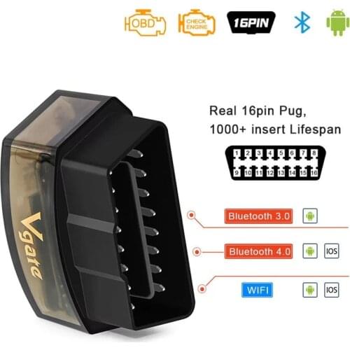 Vgate iCar Pro Bluetooth 4.0-compatible WIFI OBD2 Scanner ELM 327 V2.2 For Android/IOS OBD 2 Car Diagnostic Car OBD Code Reader