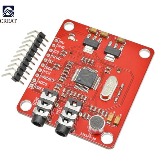 VS1053 VS1053B MP3 Module For Arduino Breakout Board With SD Card Slot VS1053B Ogg Real-time Recording For Arduino