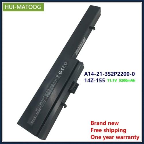 Laptop Battery A14–01–4S1P2200–01 A14-01-3S2P4400-0 For advent Modena M100 Modena M200 Quantum q101 Sienna 300 11.1 V 5200mAh