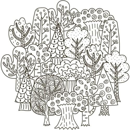AZSG Cartoon Tree Clear Stamps For DIY Scrapbooking/Card Making/Album Decorative Silicone Stamp Crafts