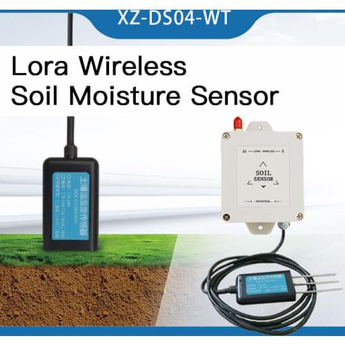 Wireless Soil Moisture Sensor Meter Lora Detector Metal Probe Gardening Plant Water Analyzer Hygrometer Tool