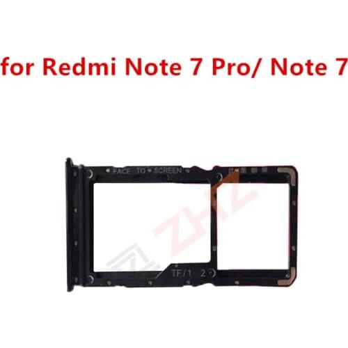 For Xiaomi redmi note 7 pro/note 7 Card Tray Holder SIM Card Micro SD Card Slot Adapter Replacement Repair Spare Parts