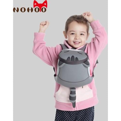 NOHOO Waterproof Cute Cats Animals Baby Backpack Kids Toddler School Bags for Girls Children School Bags Kids Kindergarten Bag