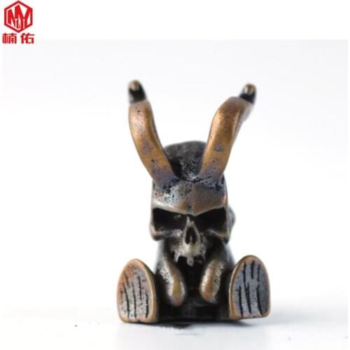 EDC Tool Backpack Accessories Little Devil Skull Paracord Knife Beads 1PCS