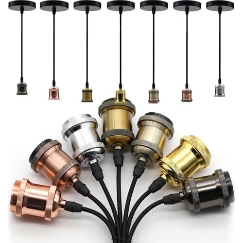 Edison Lamp Bulb Socket Base holder cable Retro Incandescent Filament Bulb Lamp Base Antique Light Bulb Fitting