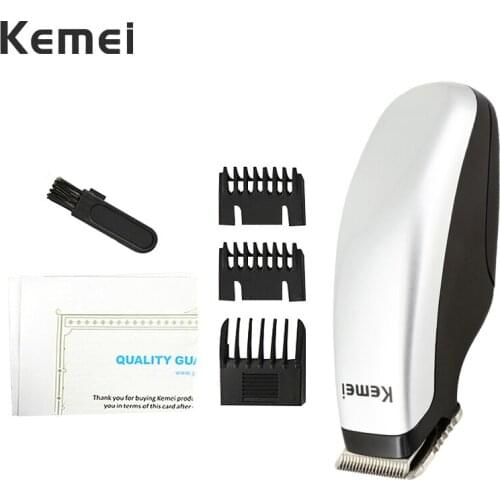 KM-666 Mini Rechargeable Hair Clipper Cordless Battery Electric Beard Trimer Hair Cutting Machine for Pro Men Barber Razor F30