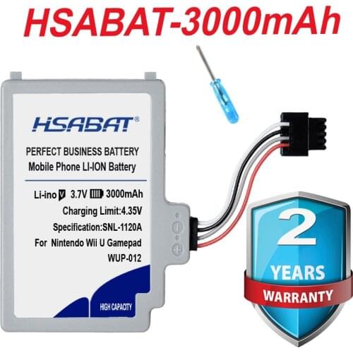 Top Brand 100% New 3000mAh Battery for Nintendo for Wii U Controller WUP-012 WUP-010 in stock