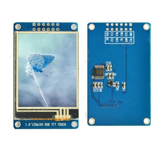 1.8 inch 12P SPI TFT LCD Screen Module with Touch Panel ST7735 Drive IC 128(RGB)*160