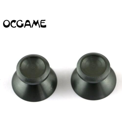 OCGAME 2PCS/LOT Metal Analog stick joystick Thumbstick mushroom cap For xbox360 XBOX 360 game Controller replacement spare parts