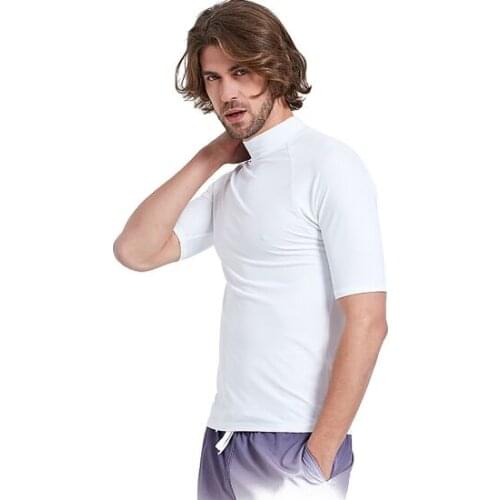 SBART 2019 New snorkeling sunscreen diving men swimming adult split T-shirt affordable surfing suit