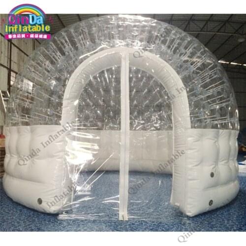 Outdoor transparent bubble house tent,3.5m diameter inflatable camping tent for sale