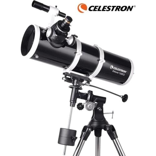 Celestron Deluxe 130EQ Parabolic Lens Newton Reflective Astronomical Telescope EQ2 Equatorial Easy Setup 81045