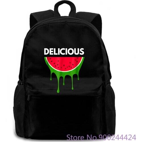 Delicious Watermelon Refreshing Fruits Printed Loose women men backpack laptop travel school adult student