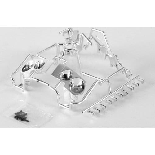 Silver Body Chorme GTR35 Lamp Light LED Bucket For 1/10 RC Onroad fouring Body Car kyosho hpi tamiya redcat FS HSP RACING