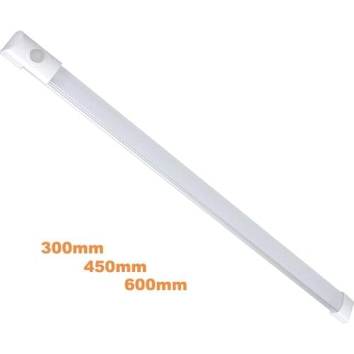 12VDC 300/ 450/ 600 mm LED Strip Light 2-Pauses Brightness Night Visible Button Switch Caravan/Bar/Cabinet/RV/Camping Lamp