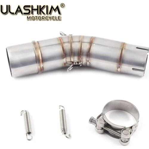 Motorcycle Exhaust Modified Middle Link Contact Pipe Tube Slip On For suzuki GSX250R GSX 250R GSX250 GW250